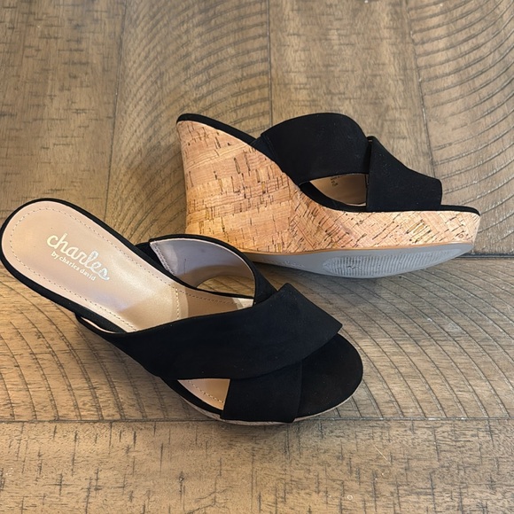 Charles by Charles David Duo Platform Wedge Sandals - Picture 3 of 3